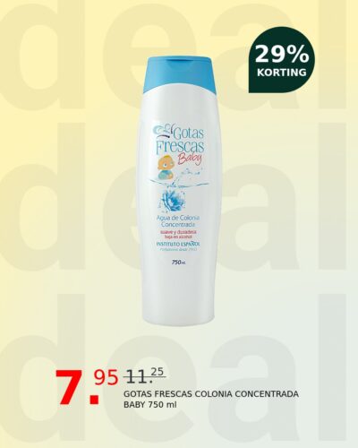 GOTAS FRESCAS COLONIA CONCENTRADA BABY 750 ml