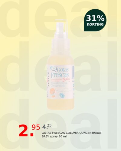 GOTAS FRESCAS COLONIA CONCENTRADA BABY spray 80 ml