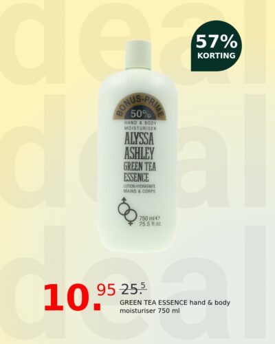 GREEN TEA ESSENCE hand & body moisturiser 750 ml