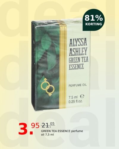 GREEN TEA ESSENCE perfume oil 7,5 ml