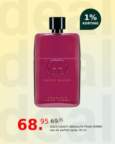 GUCCI GUILTY ABSOLUTE POUR FEMME eau de parfum spray 30 ml