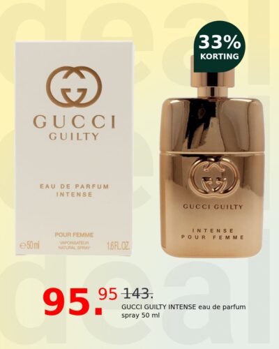 GUCCI GUILTY INTENSE eau de parfum spray 50 ml