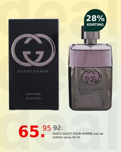 GUCCI GUILTY POUR HOMME eau de toilette spray 50 ml