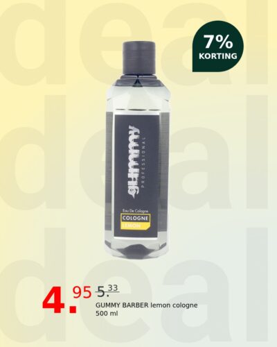 GUMMY BARBER lemon cologne 500 ml