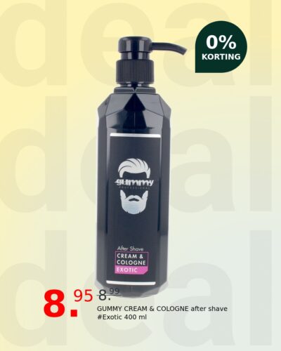 GUMMY CREAM & COLOGNE after shave #Exotic 400 ml