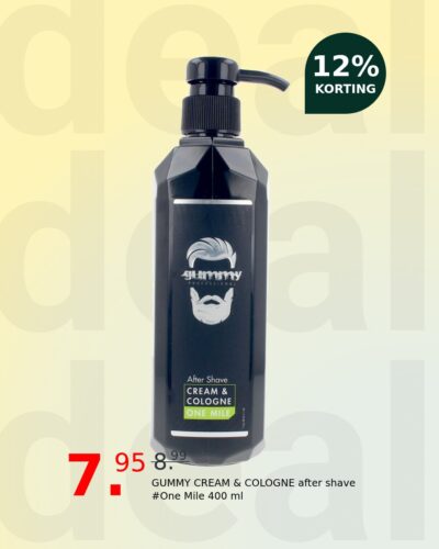 GUMMY CREAM & COLOGNE after shave #One Mile 400 ml