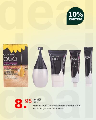 Garnier OLIA Coloración Permanente #9,3 Rubio Muy claro Dorado set