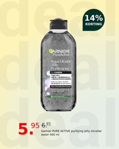 Garnier PURE ACTIVE purifying jelly micellar water 400 ml