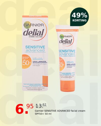 Garnier SENSITIVE ADVANCED facial cream SPF50+ 50 ml