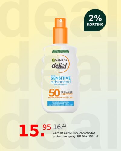 Garnier SENSITIVE ADVANCED protective spray SPF50+ 150 ml