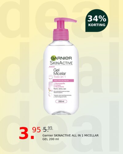 Garnier SKINACTIVE ALL IN 1 MICELLAR GEL 200 ml