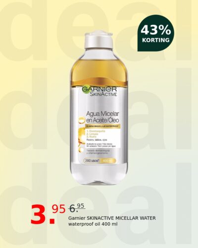 Garnier SKINACTIVE MICELLAR WATER waterproof oil 400 ml