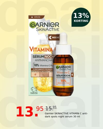 Garnier SKINACTIVE VITAMIN C anti-dark spots night serum 30 ml