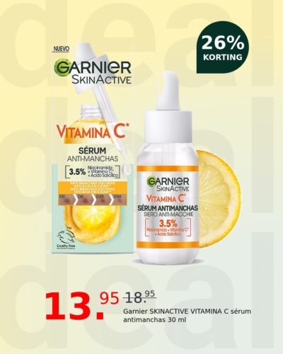 Garnier SKINACTIVE VITAMINA C sérum antimanchas 30 ml
