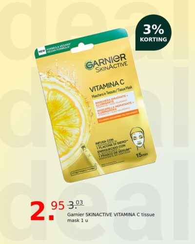 Garnier SKINACTIVE VITAMINA C tissue mask 1 u