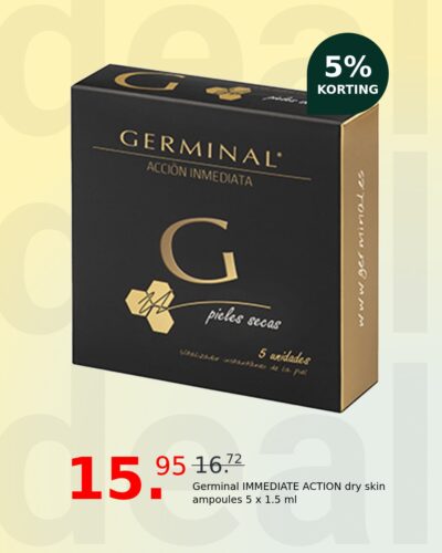 Germinal IMMEDIATE ACTION dry skin ampoules 5 x 1.5 ml