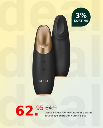 Geske SMART APP GUIDED 6 in 1 Warm & Cool Eye Energizer #black 1 pcs