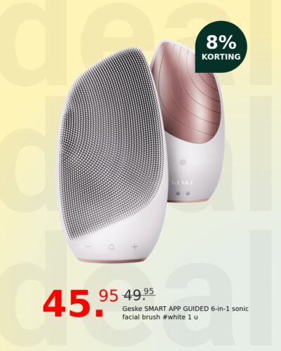 Geske SMART APP GUIDED 6-in-1 sonic facial brush #white 1 u