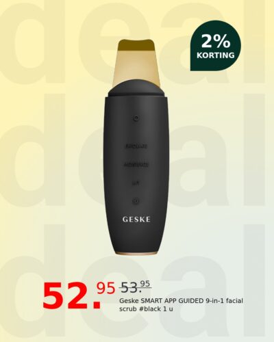 Geske SMART APP GUIDED 9-in-1 facial scrub #black 1 u