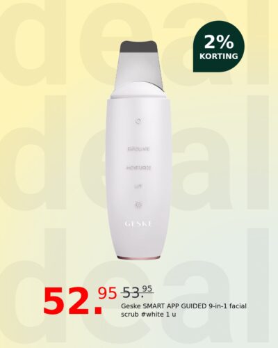Geske SMART APP GUIDED 9-in-1 facial scrub #white 1 u