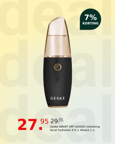 Geske SMART APP GUIDED refreshing facial hydration 4 in 1 #black 1 u