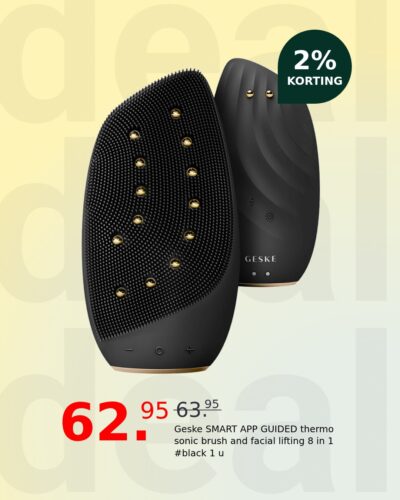 Geske SMART APP GUIDED thermo sonic brush and facial lifting 8 in 1 #black 1 u