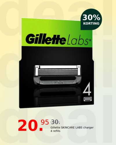 Gillette SKINCARE LABS charger 4 refills