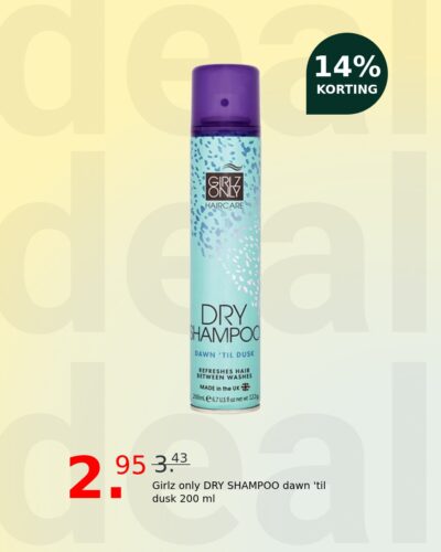 Girlz only DRY SHAMPOO dawn 'til dusk 200 ml