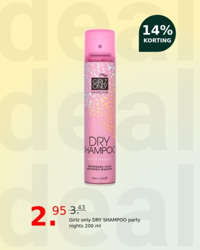 Girlz only DRY SHAMPOO party nights 200 ml