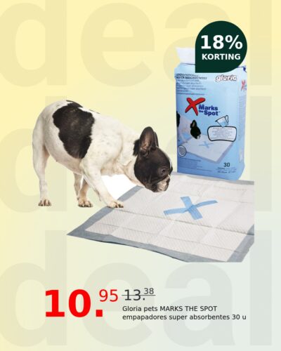 Gloria pets MARKS THE SPOT empapadores super absorbentes 30 u