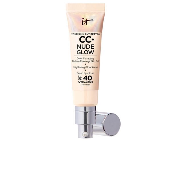 It cosmetics CC+ NUDE GLOW lightweight foundation + glow serum SPF40 #fair