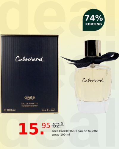 Gres CABOCHARD eau de toilette spray 100 ml