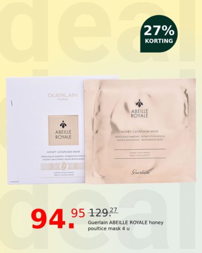 Guerlain ABEILLE ROYALE honey poultice mask 4 u
