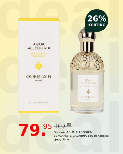 Guerlain AQUA ALLEGORIA BERGAMOTE CALABRIA eau de toilette spray 75 ml