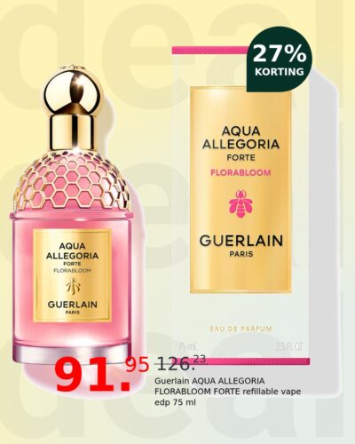 Guerlain AQUA ALLEGORIA FLORABLOOM FORTE refillable vape edp 75 ml