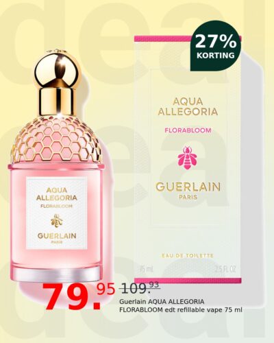 Guerlain AQUA ALLEGORIA FLORABLOOM edt refillable vape 75 ml