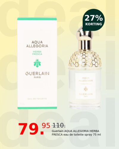 Guerlain AQUA ALLEGORIA HERBA FRESCA eau de toilette spray 75 ml