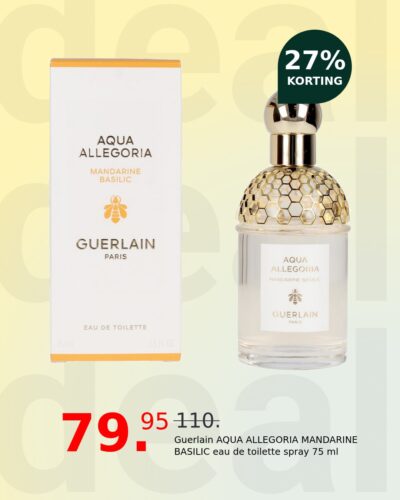 Guerlain AQUA ALLEGORIA MANDARINE BASILIC eau de toilette spray 75 ml