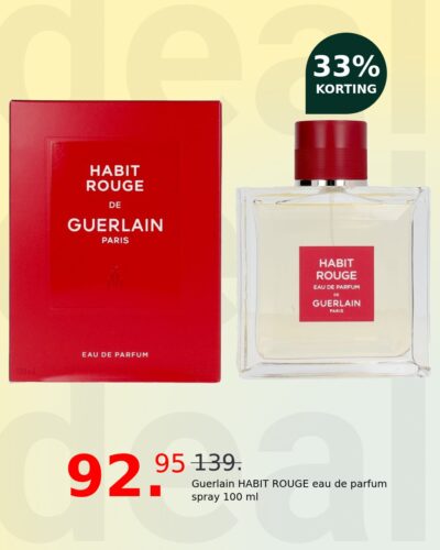 Guerlain HABIT ROUGE eau de parfum spray 100 ml