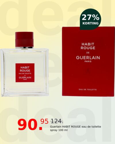Guerlain HABIT ROUGE eau de toilette spray 100 ml