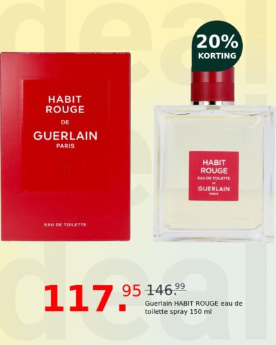 Guerlain HABIT ROUGE eau de toilette spray 150 ml