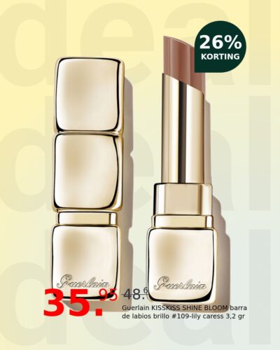 Guerlain KISSKISS SHINE BLOOM barra de labios brillo #109-lily caress 3,2 gr