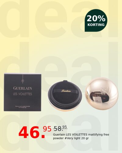 Guerlain LES VOILETTES mattifying free powder #Very light 20 gr