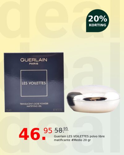 Guerlain LES VOILETTES polvo libre matificante #Medio 20 gr