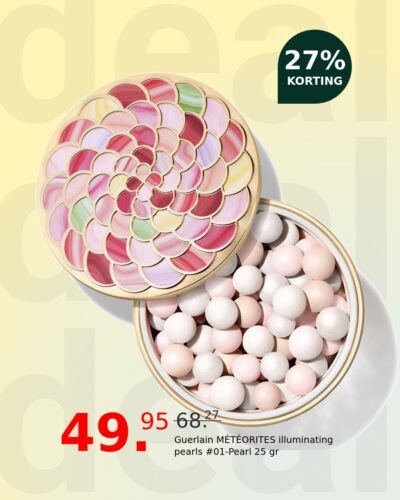 Guerlain MÉTÉORITES illuminating pearls #01-Pearl 25 gr