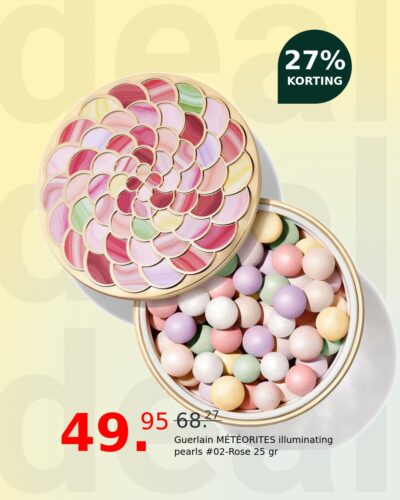 Guerlain MÉTÉORITES illuminating pearls #02-Rose 25 gr