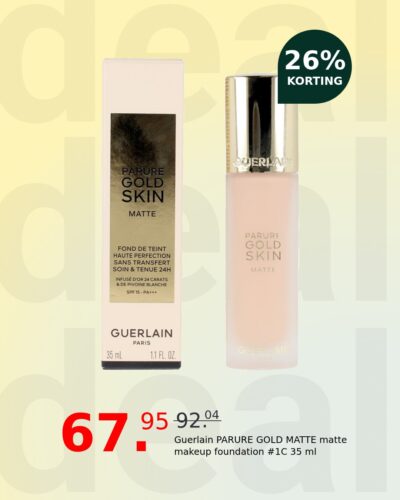 Guerlain PARURE GOLD MATTE matte makeup foundation #1C 35 ml