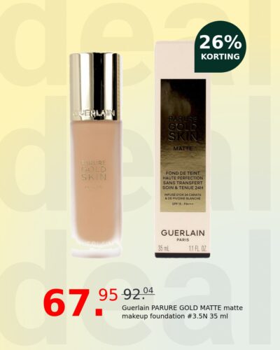 Guerlain PARURE GOLD MATTE matte makeup foundation #3.5N 35 ml