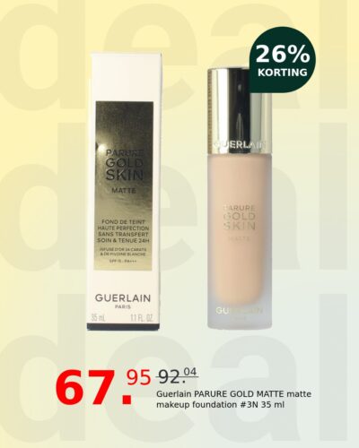Guerlain PARURE GOLD MATTE matte makeup foundation #3N 35 ml