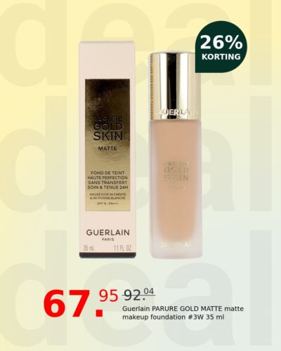 Guerlain PARURE GOLD MATTE matte makeup foundation #3W 35 ml